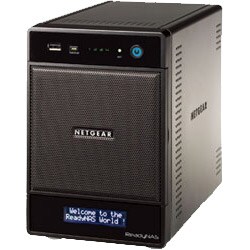 ReadyNAS Ultra 4 Plus iSCSI対応 4ベイ デスクトップ型ネットワークストレージ ベアボーンタイプ RNDP400U-100AJS