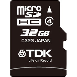 microSDHCカード CLASS4 32GB SDカードアダプター付き T-MCSDHC32GB4