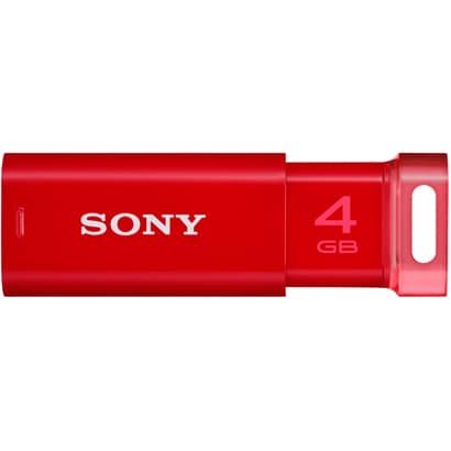 USBメモリー POCKETBIT “ポケットビット” 4GB レッド USM4GP R