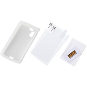RT-IS11SC1/W [Xperia acro（エクスペリア アクロ） IS11S/SO-02C用シルキータッチシリコンジャケット ホワイト]