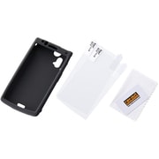 RT-IS11SC1/B [Xperia acro（エクスペリア アクロ） IS11S/SO-02C用シルキータッチシリコンジャケット ブラック]
