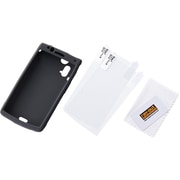 RT-IS11SC2/B [Xperia acro（エクスペリア アクロ） IS11S/SO-02C用スリップガードシリコンジャケット ブラック]