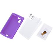 RT-IS11SC2/V [Xperia acro（エクスペリア アクロ） IS11S/SO-02C用スリップガードシリコンジャケット グレープ]