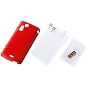 RT-IS11SC3/R [Xperia acro（エクスペリア アクロ） IS11S/SO-02C用ハードコーティングシェルジャケット レッドマイカ]