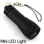 ミニLEDライトストラップ BK
