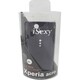 IS-01BKacro [Xperia acro用 iSexyヘアライン ブラック]