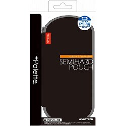 プラス パレット セミハードポーチ カーボンブラック [PSP-1000/2000/3000用]