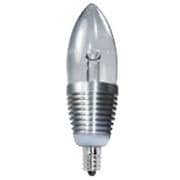 LED電球 E14口金 白色相当 調光器対応 デコキャンドル・クリスタル JCD1412A