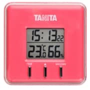 デジタル温湿度計　ピンク TT550