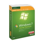 Windows 7 Home Premium アップグレード版 ファミリー パック Service Pack 1 適用済み