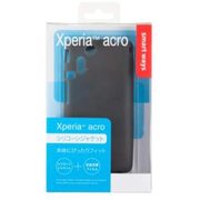 SW-SA01-SCSL/CB [Xperia acro用シリコンジャケット クリアブラック]