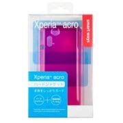 SW-SA01-HCPN/VP [Xperia acro SO-02C/IS11S用 ハードジャケット 液晶保護フィルム付 ビビッドピンク]