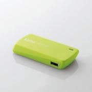 スマートフォン用モバイルバッテリー USB Micro-Bメス-USB Aメス 1800mAh グリーン DE-U01L-1810GN