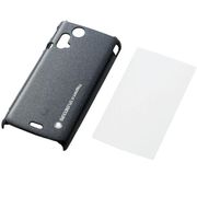 PD-SOX3PVGBK [docomo Xperia acro SO-02C用 シェルカバー 液晶保護フィルム付 ブラック]