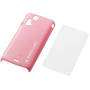 PD-SOX3PVGPND [docomo Xperia acro SO-02C用 シェルカバー 液晶保護フィルム付 ディープピンク]