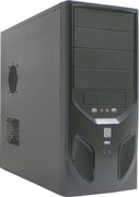 420W電源搭載 ミドルタワーATXケース ブラック AC420-55B-P