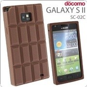 ミルク チョコレートケース　GALAXY SII SC-02C用