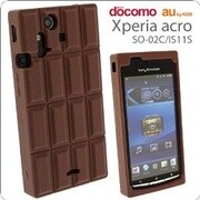 チョコレートケース Xperia acro用 ミルク