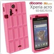 チョコレートケース Xperia acro用 ストロベリー