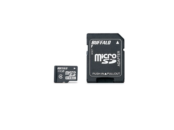microSDHCカード Class4 32GB 防水仕様 アダプター付き RMSD-BS32GSA