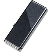 USB3.0対応 USBメモリー 男性向けキャップレスデザイン 32GB ナイトブラック RUF3-JM32GS-BK