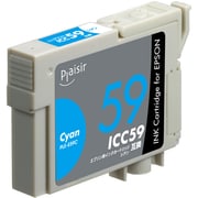 互換インクカートリッジ エプソン ICC59 シアン(顔料) PLE-E59C