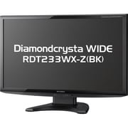 23型ワイド液晶モニター Diamondcrysta WIDE(ダイヤモンドクリスタワイド) アナログ/デジタル接続 ノングレアパネル ブラック RDT233WX-Z(BK)