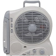 LEDライト付充電式ファン 8インチ AM/FMラジオ搭載 EJF-20R