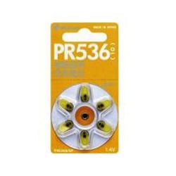 補聴器用空気電池 6個 PR536S/6P