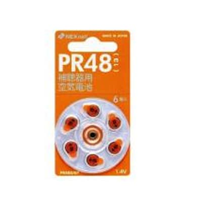 補聴器用空気電池 6個入り PR48S/6P