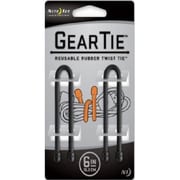 GEAR TIE ギアータイ 6インチ ブラック GT6-2PK-01