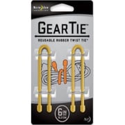 GEAR TIE ギアータイ 6インチ イエロ- GT6-2PK-16