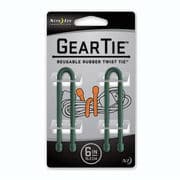 GEAR TIE ギアータイ 6インチ Fグリ-ン GT6-2PK-28