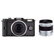 PENTAX Q [ペンタックスキュー ブラック ダブルレンズキット 標準単焦点レンズ 01 STANDARD PRIME 8.5mm F1.9＋標準ズームレンズ 02 STANDARD ZOOM 5-15mm F2.8-4.5]
