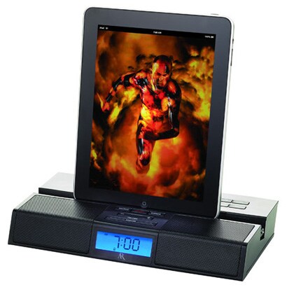 iPad/iPhone/iPod用アラームクロックスピーカー JF-ARS20iA