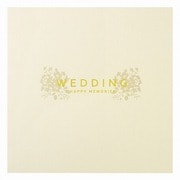 ペーパースクウェア婚礼用台紙 No.180 2L 2面 角 ホワイト M180-SQ2L-2