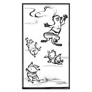 モンスターハンターポータブル3rd  竜獣戯画保護シート(相撲)