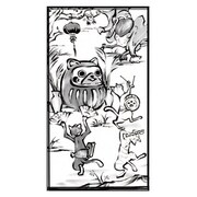 モンスターハンターポータブル3rd  竜獣戯画保護シート(絵巻)