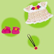 ぽぽちゃん・ちいぽぽちゃん兼用 着せかえコレクション おめかしワンピース