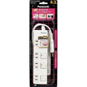 ザ・タップZ 4コ口 3m ホワイト ACアダプター対応 斜め差しタイプ WHS25349WP
