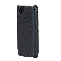 TUN-XP-000002 [LEATHER LOOK for Xperia arc SO-01C ブラック]