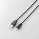 Micro-USB(A-MicroB)ケーブル1.5mブラック U2C-AMB15BK