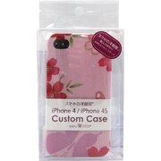 友禅和柄ジャケットiP4 桜と蝶 PK [iPhone 4用]
