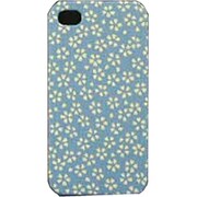 友禅和柄ジャケットiP4 桜 青 [iPhone 4用]