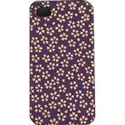 友禅和柄ジャケットiP4 桜 紫 [iPhone 4用]