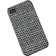 友禅和柄ジャケットiP4 豆絞 茄子紺 [iPhone 4用]
