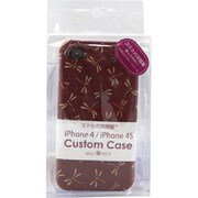 友禅和柄ジャケットiP4 トンボ 朱色 [iPhone 4用]