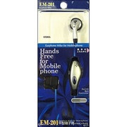 EM-201 [平型端子 携帯電話機用イヤフォンマイク]