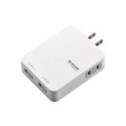 USB充電機能付き電源タップ iPhone・iPod用 ホワイト T-UH01-12200WH