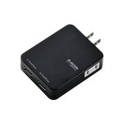 USB充電機能付き電源タップ スマートフォン用 ブラック T-US01-12200BK